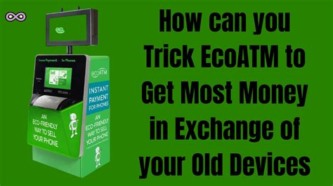 Put label from the machine and paste on your device. . How to trick ecoatm 2022